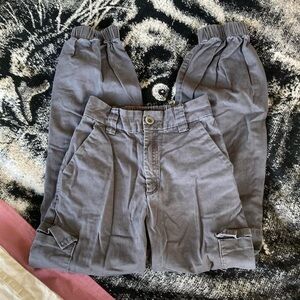 BDG slate gray cargo pants, size small